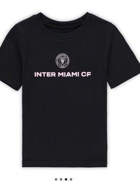 Kids (10-12) Lionel Messi Black Inter Miami CF Name & Number 100% cotton